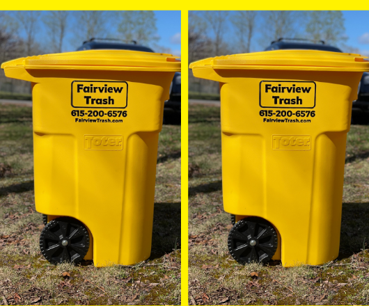 Temple Hills Weekly Trash Pickup (2 Cans) $45/Month